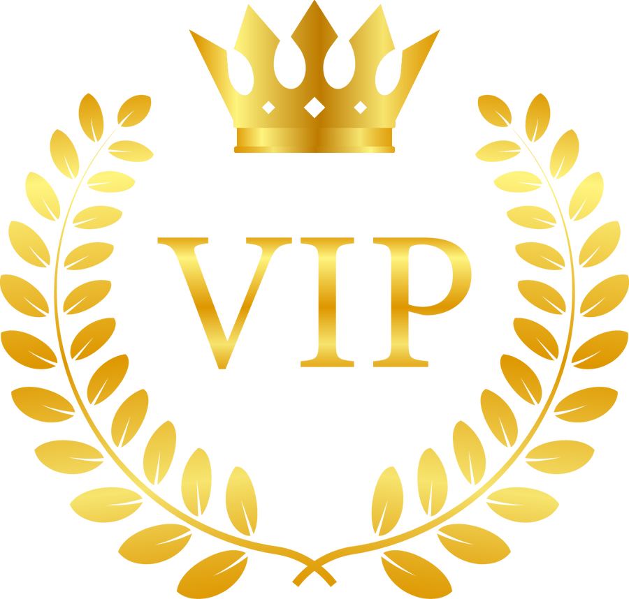 Gold Vip label